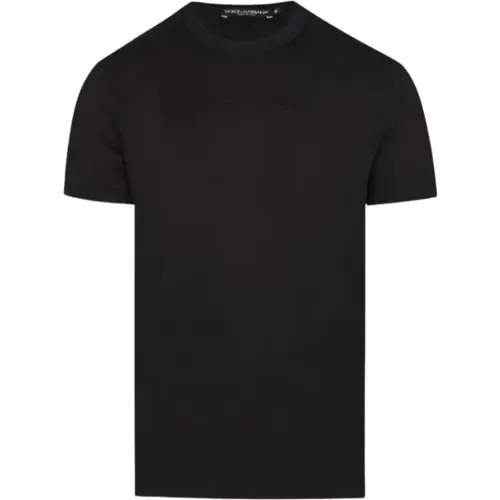 T-Shirts , male, Sizes: L - Dolce & Gabbana - Modalova