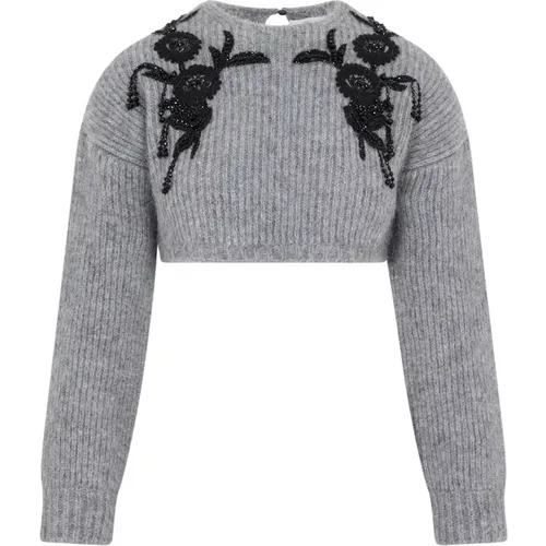 Metallic Sweater Aw23 , female, Sizes: S - Erdem - Modalova