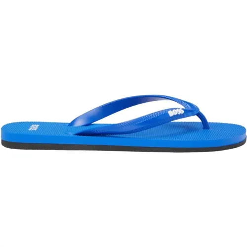 Stylish Flip-Flops for Summer , male, Sizes: 5 UK - Hugo Boss - Modalova