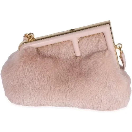 Pre-owned Leather clutches , female, Sizes: ONE SIZE - Fendi Vintage - Modalova