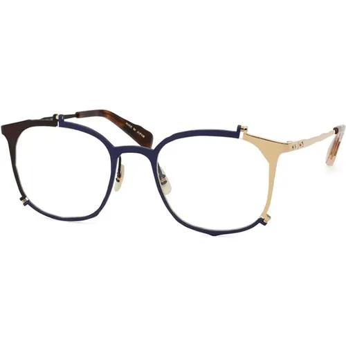Stylish Blue Glasses , unisex, Sizes: 52 MM - Masahiromaruyama - Modalova