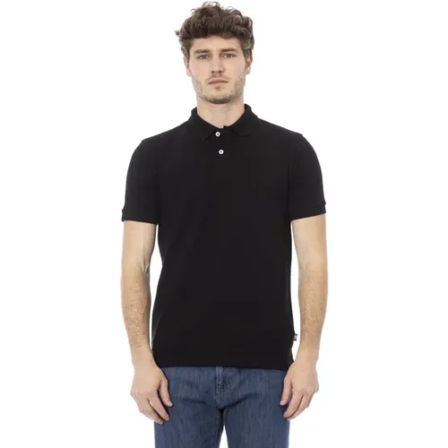 Trendiges Polo-Shirt mit Frontstickerei , Herren, Größe: 2XL - Baldinini - Modalova