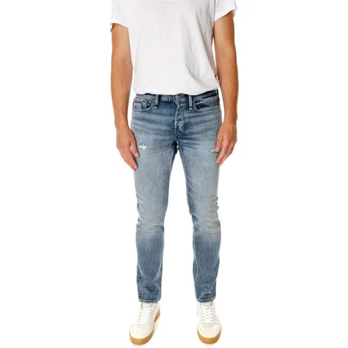 Slim Fit Mid Waist Jeans , Herren, Größe: W32 L32 - Denham - Modalova