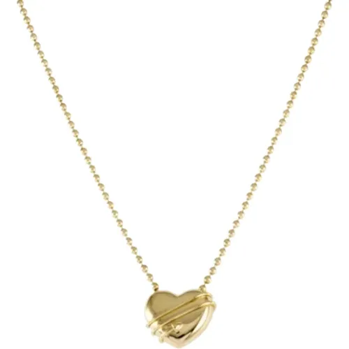 Pre-owned Gold necklaces , female, Sizes: ONE SIZE - Tiffany & Co. Pre-owned - Modalova