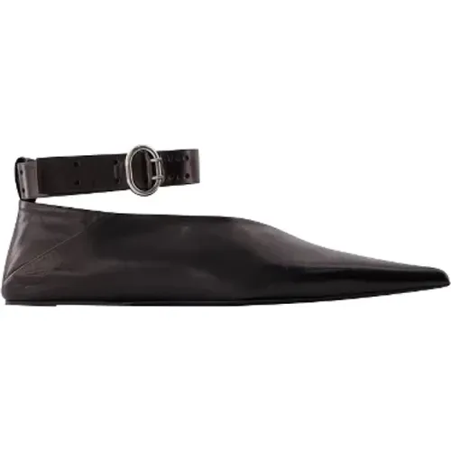 Leather Flats , female, Sizes: 3 UK, 4 UK - Jil Sander - Modalova