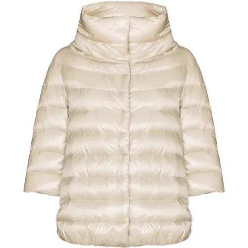 High-Shine Padded Coat , female, Sizes: S, 2XS, L, M, XS - Herno - Modalova