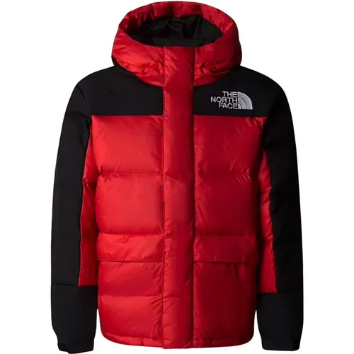 Rote Himalaya Daunenparka Jacke , Herren, Größe: L - The North Face - Modalova