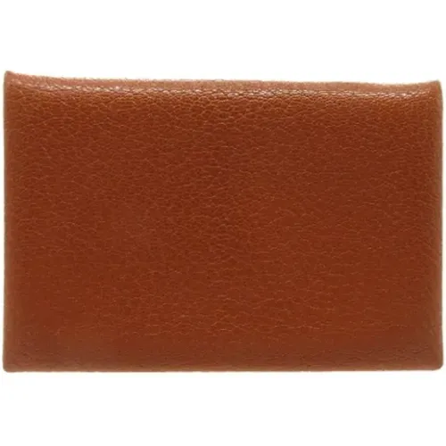 Pre-owned Leather wallets , female, Sizes: ONE SIZE - Hermès Vintage - Modalova