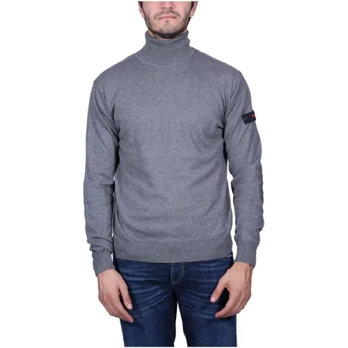 Men's High Neck Sweater Gorran , male, Sizes: L, XL, M - Peuterey - Modalova