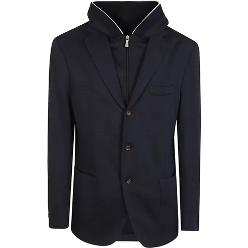 Cotton Jacket Aw24 , male, Sizes: 2XL, L - Eleventy - Modalova