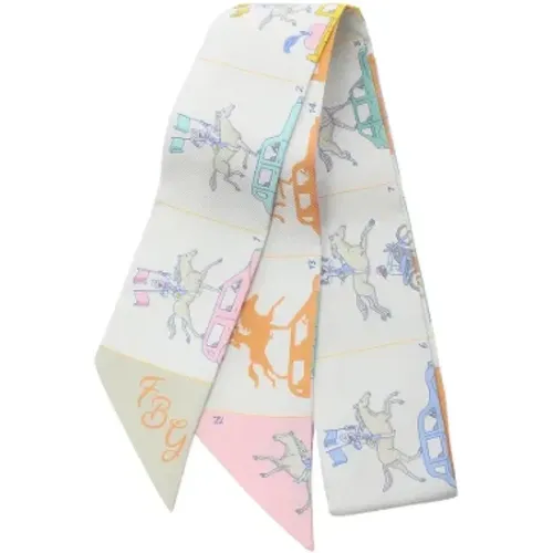 Pre-owned Silk scarves , female, Sizes: ONE SIZE - Hermès Vintage - Modalova