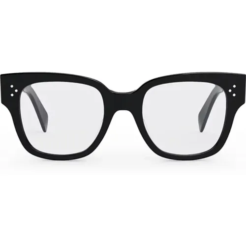 Geometric Bold 3 Dots HD Glasses , female, Sizes: 52 MM - Celine - Modalova