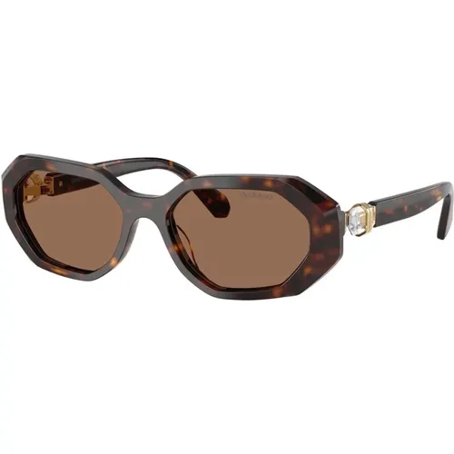 Lenses sunglasses Sk6028 model , female, Sizes: 54 MM - Swarovski - Modalova