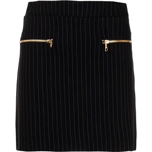 Elegant Short Skirt Stripes , female, Sizes: S - Liu Jo - Modalova