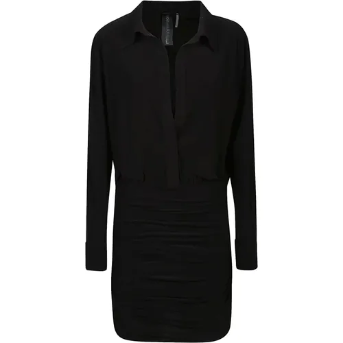 Boyfriend Shirt Skirt Dress , female, Sizes: XS - Norma Kamali - Modalova