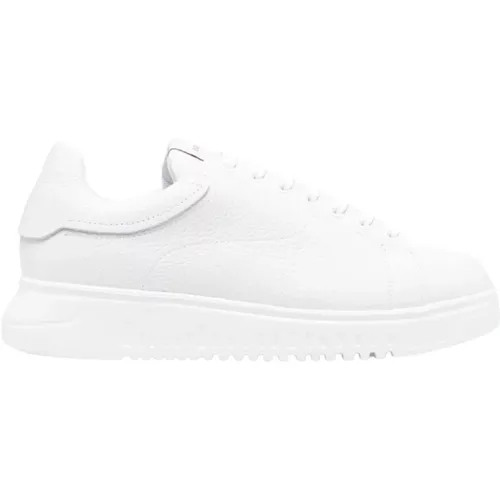 Weiße Sneaker , Herren, Größe: 40 EU - Emporio Armani - Modalova