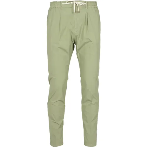 Grüne Baumwollhose mit elastischem Bund , Herren, Größe: XL - Cruna - Modalova