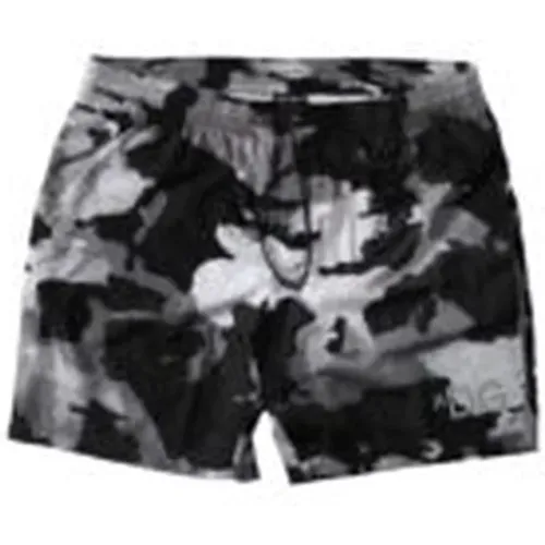 Camouflage Beachwear Shorts mit Logo , Herren, Größe: L - Dolce & Gabbana - Modalova