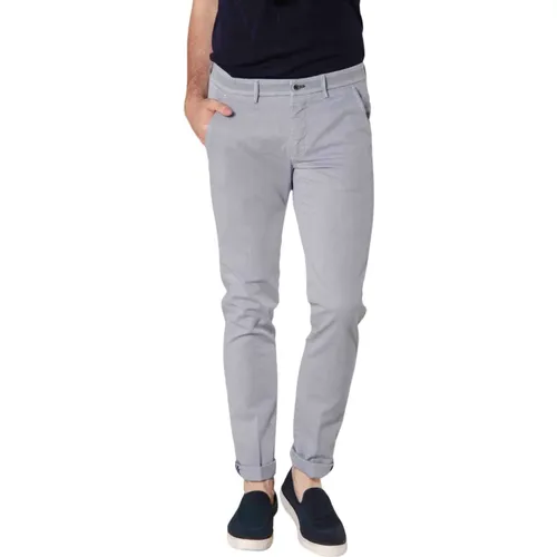 Slim Fit Chino Hose mit Band , Herren, Größe: M - Mason's - Modalova