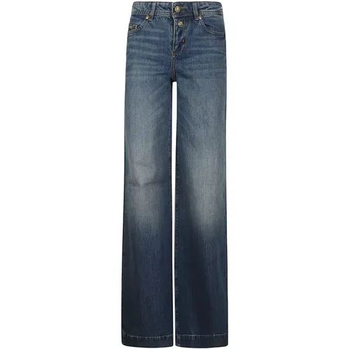 Wide Jeans , Damen, Größe: W26 - Versace Jeans Couture - Modalova