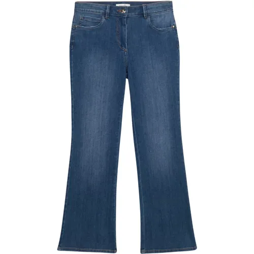Flare Jeans mit Green Story , Damen, Größe: M - Oltre - Modalova
