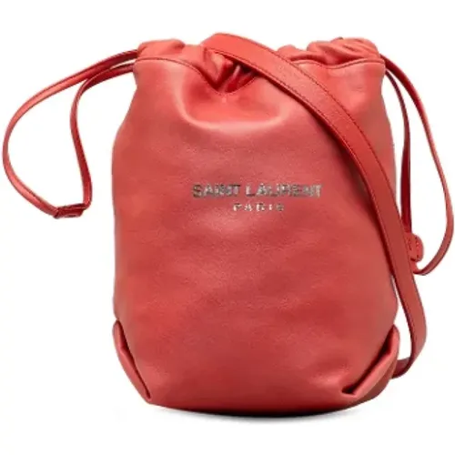 Pre-owned Leather crossbody-bags , female, Sizes: ONE SIZE - Yves Saint Laurent Vintage - Modalova