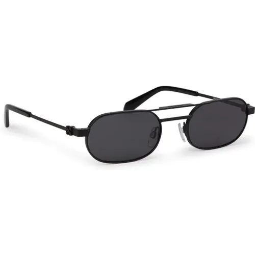 Modern Slim Pilot Sunglasses , unisex, Sizes: 55 MM - Off White - Modalova