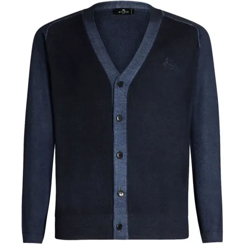 Trim Cardigan , male, Sizes: M, XL, 2XL, L - ETRO - Modalova