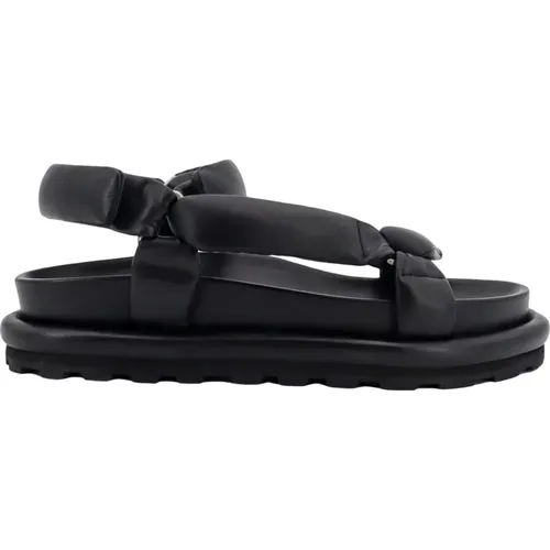 Leather Sandals with Adjustable Straps , male, Sizes: 7 UK - Jil Sander - Modalova