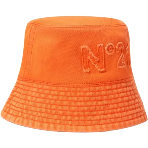 Denim Fisherman Hat , unisex, Sizes: L, M - N21 - Modalova