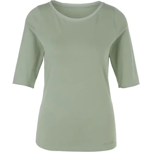 Casual Turn-up Sleeve T-Shirt - Marc Cain - Modalova