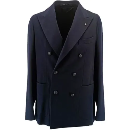 Classic Wool Blend Blazer Jacket , male, Sizes: M - Tagliatore - Modalova
