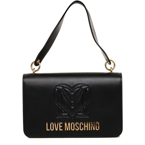 Stilvolle Mittelgroße Tasche mit Oberem Griff - Love Moschino - Modalova