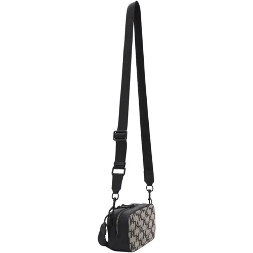 Braune Tech Satchel , Damen, Größe: ONE Size - Karl Lagerfeld - Modalova