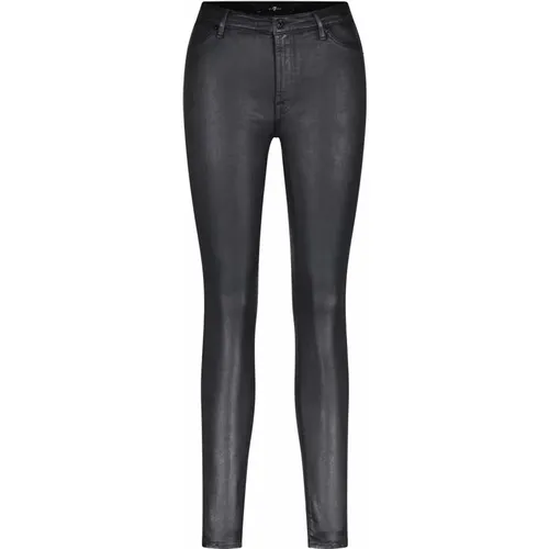 High-Waist Super Skinny Jeans , Damen, Größe: W31 - 7 For All Mankind - Modalova