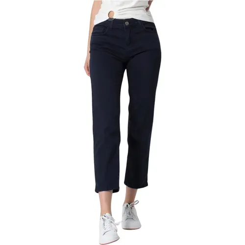 Knöchel Denim Hose Blau , Damen, Größe: W29 - Kocca - Modalova