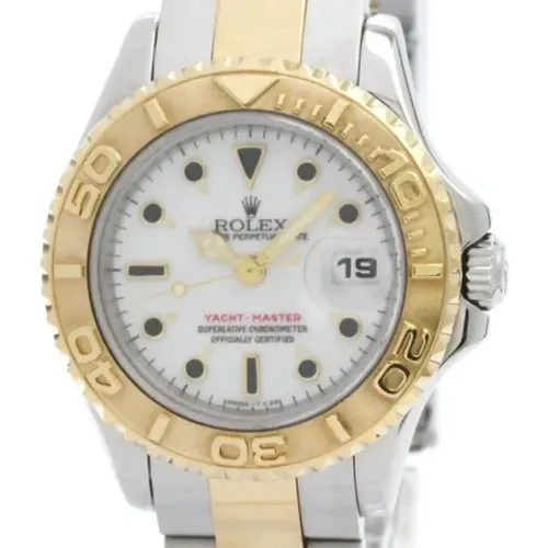 Pre-owned Yellow Gold watches , female, Sizes: ONE SIZE - Rolex Vintage - Modalova