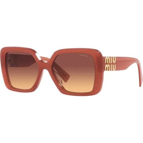 Opal Shaded Sonnenbrille , Damen, Größe: 56 MM - Miu Miu - Modalova