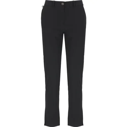 Schwarze Hose mit Gürtelschlaufen , Damen, Größe: XS - RRD - Modalova