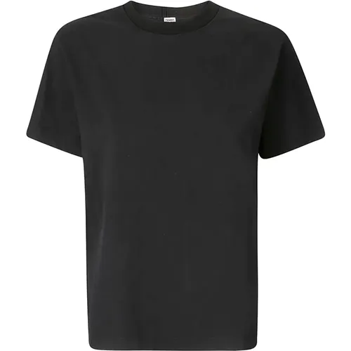 Baumwoll Crew Neck Kurzarm T-Shirt - TotêMe - Modalova