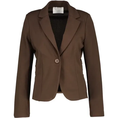 Brauner Blazer für Frauen , Damen, Größe: S - Amélie & Amélie - Modalova