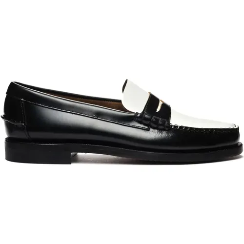 Handcrafted Leather Moccasin Classic Style , male, Sizes: 6 UK - Sebago - Modalova