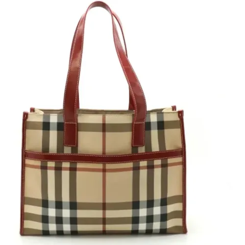 Pre-owned Canvas handbags , female, Sizes: ONE SIZE - Burberry Vintage - Modalova