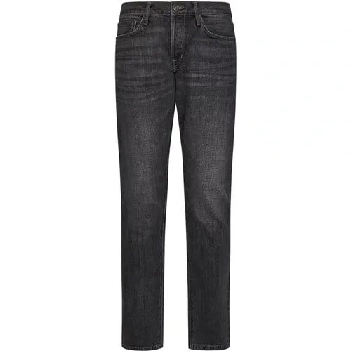 Grey Jeans for Men Aw24 , male, Sizes: W34, W30, W32, W38 - Tom Ford - Modalova