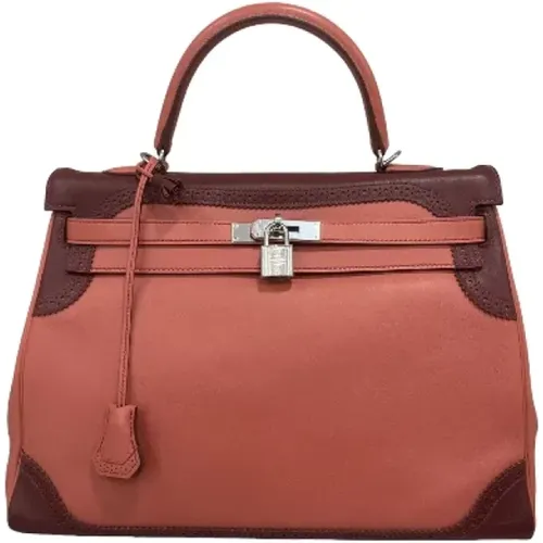 Gebrauchte Rosa Leder Hermès Kelly - Hermès Vintage - Modalova