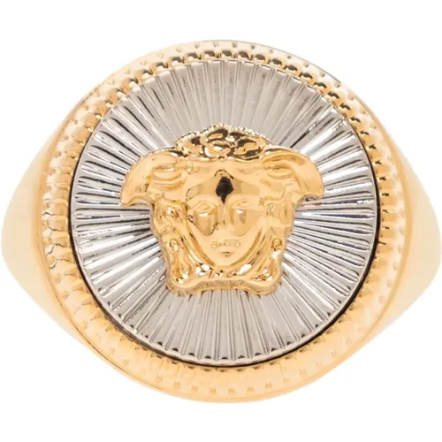 Ring mit Medusa-Gesicht , Damen, Größe: 54 MM - Versace - Modalova