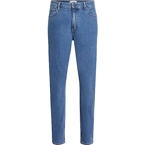 Slim-Fit Mid Denim Jeans , Herren, Größe: W34 L32 - Calvin Klein - Modalova