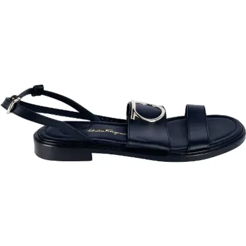 Pre-owned Leather sandals , female, Sizes: 8 UK - Salvatore Ferragamo Pre-owned - Modalova