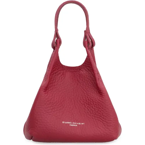 Lederhandtasche mit abnehmbarem Riemen , Damen, Größe: ONE Size - Gianni Chiarini - Modalova