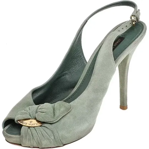 Pre-owned Suede sandals , female, Sizes: 3 UK - Louis Vuitton Vintage - Modalova